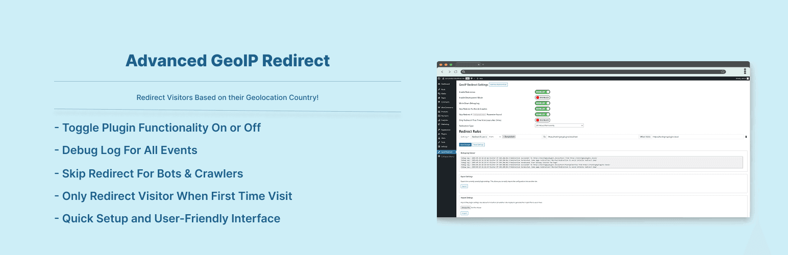 Advanced GeoIP Redirect banner