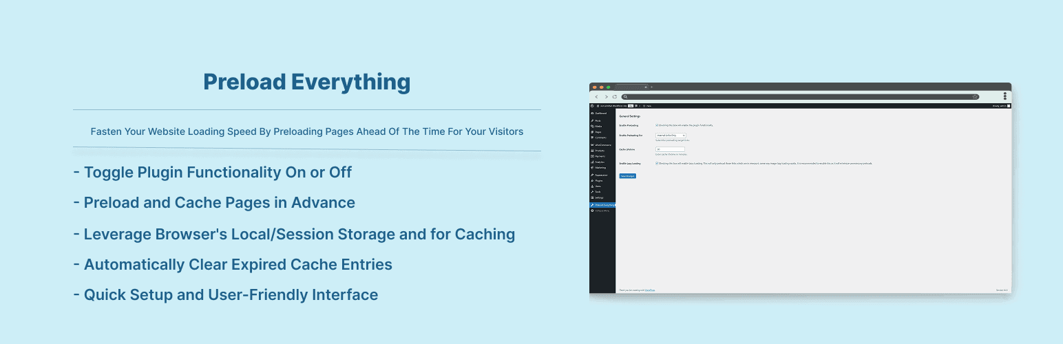 Preload Everything banner