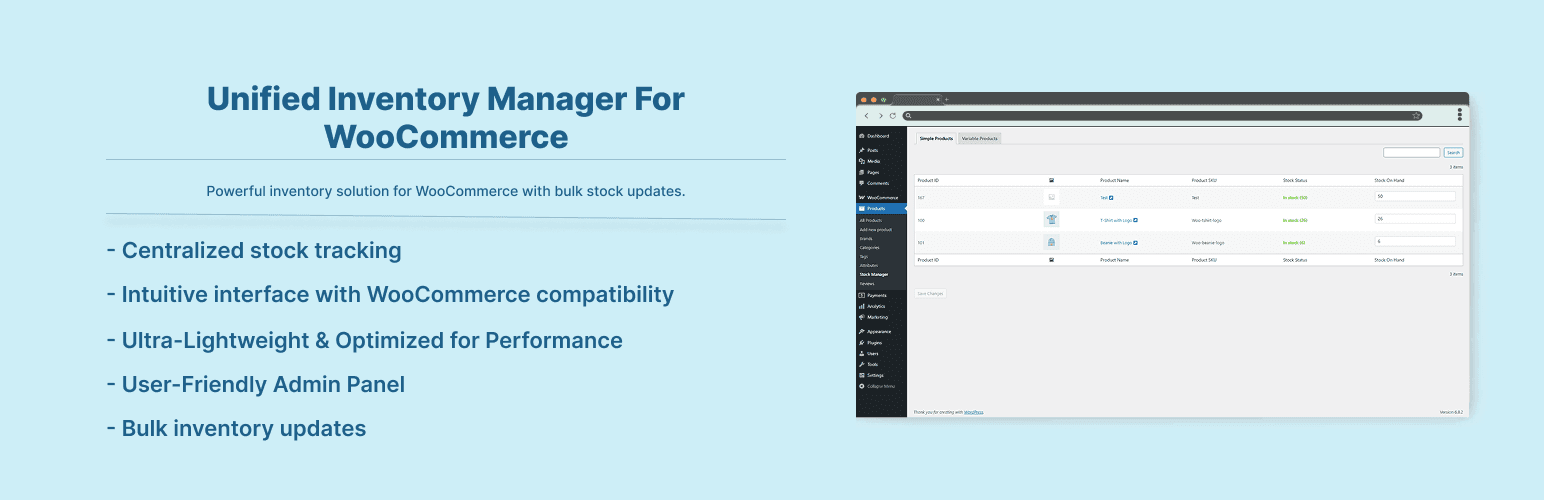 Unified Inventory Manager For WooCommerce banner